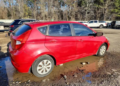 2015 Hyundai Accent Gs z USA, uszkodzony, nr VIN KMHCT5AE0FU201549